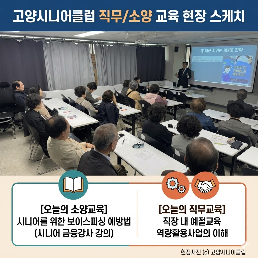배움으로 더 단단해지는 고양시니어클럽의 오늘!